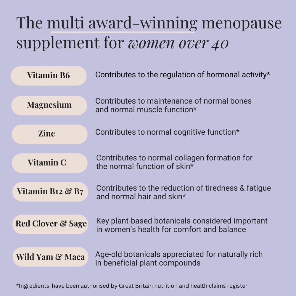 INNOPURE Perimenopause & Menopause Complex for Women (2 Month Supply) Red Clover, Wild Yam, Maca, Sage and Vitamins Including B6 for Hormone Regulation, Clean Label (Pure-Fill) 60 Capsules INNOPURE buy supplements canada