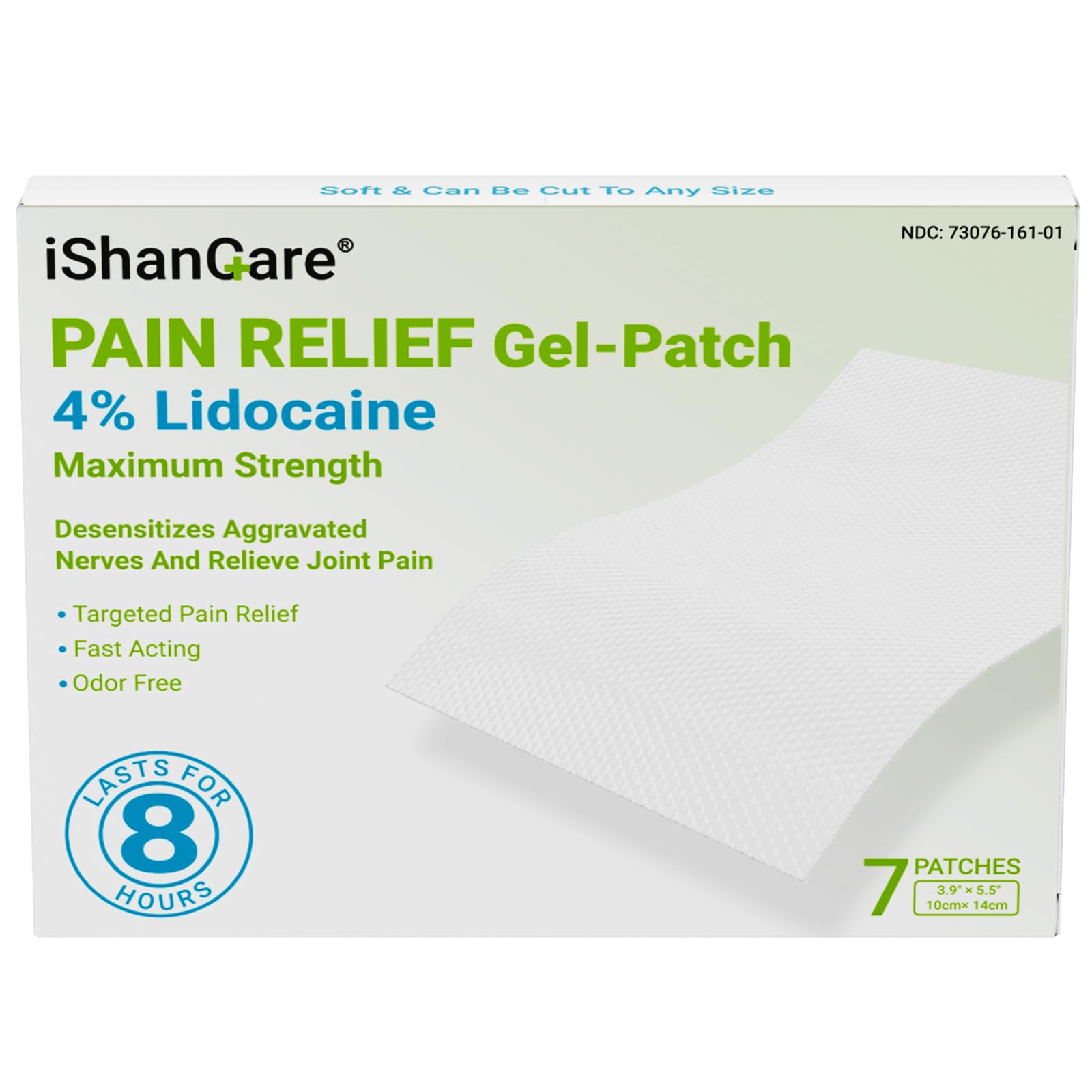 ishancare Maximum Strength Lidocaine Patches 4%, Flexible & Stay-Put Pain Relief for Knees, Elbows, and Lower Back, Fast-Acting Unscented Medicated Patch, 7 Count ishancare buy supplements canada