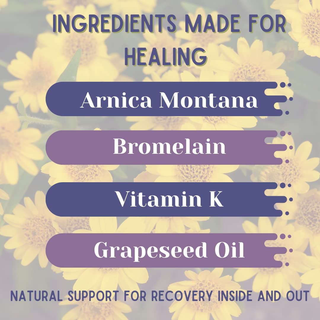 BruiseMD Topical Gel for Bruising and Swelling, 20% Arnica, Bromelain, 2% Vitamin K, 20g (0.7 fl oz) – Advanced Concentrated Bruise Treatment Formula BruiseMD buy supplements canada