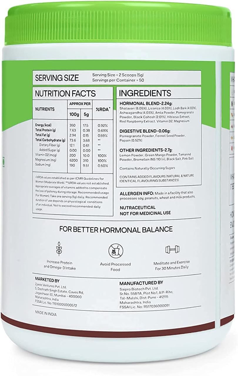 NACHT Plant Based HerBalance Menopause Relief Drink (with Black Cohosh, Lodh Bark & Licorice) NACHT buy supplements canada