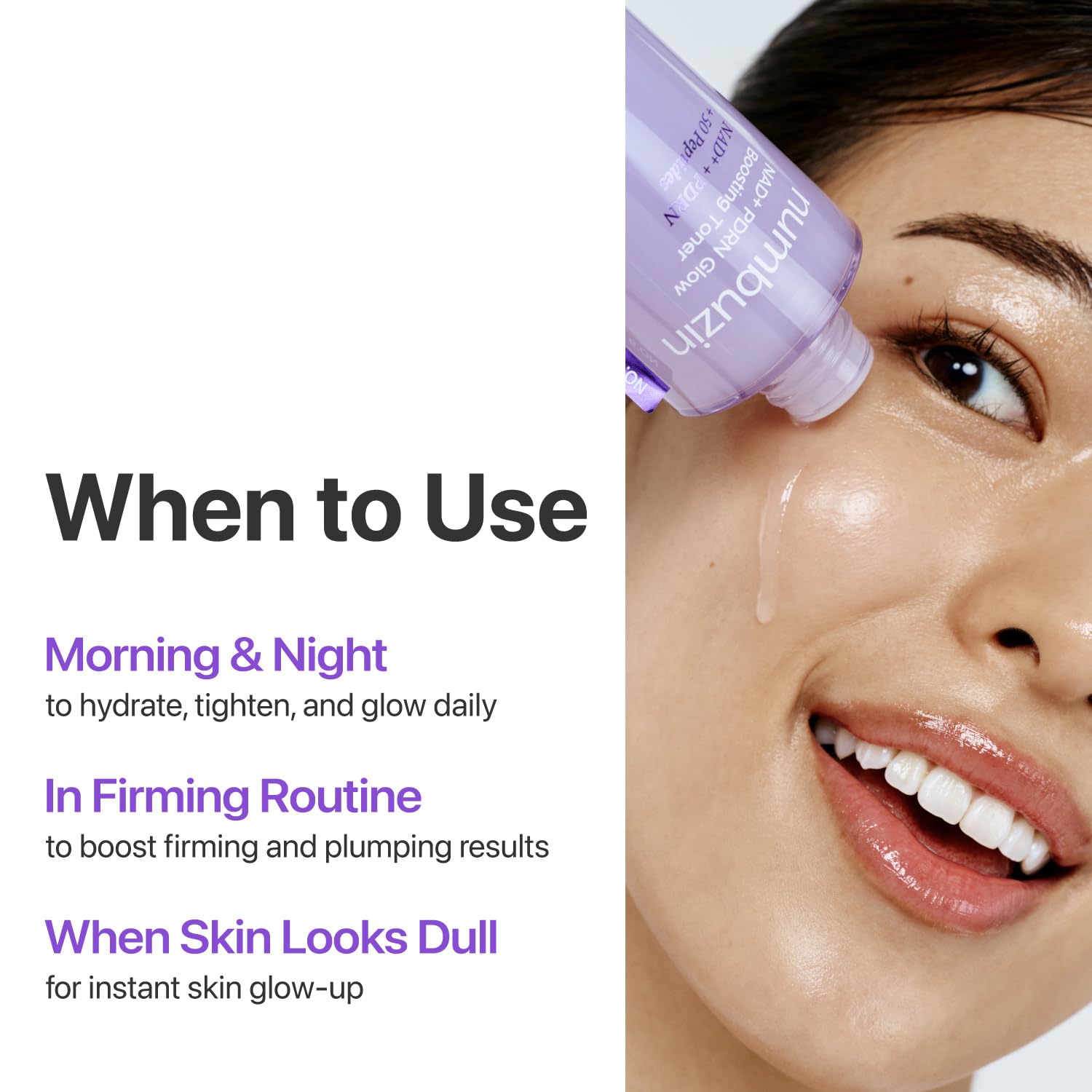 numbuzin No.9 NAD+ Salmon PDRN Glow Boosting Toner, Hydrating & Firming Toner for Wrinkles, Fine Lines & Dull Skin numbuzin buy supplements canada