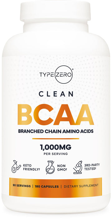 Type Zero BCAA 1000mg (180 Capsules, 90 Servings), Branched Chain Amino Acids (500mg of L-Leucine, 1000mg of L-Isoleucine and L-Valine) Type Zero buy supplements canada