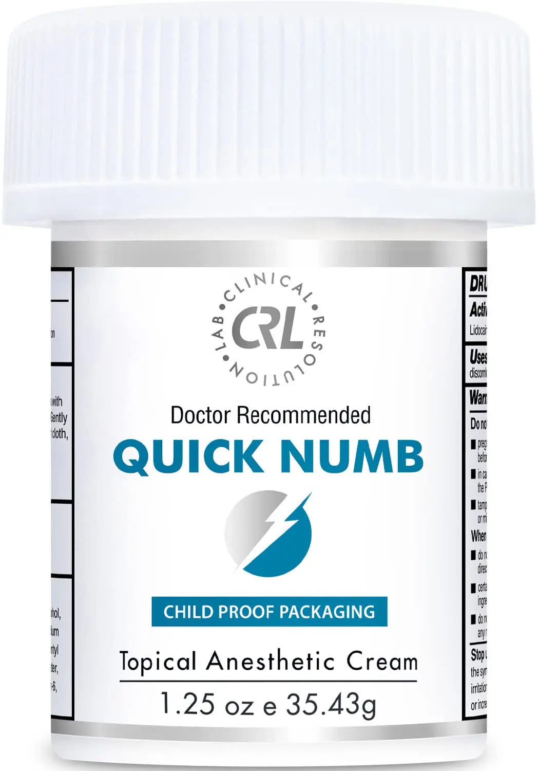 Quick Numb 5% Lidocaine Cream Maximum Strength Liposomal, Fast Itch Burn Pain Relief Cream with Aloe Allantoin Vitamin E, Gentle on Skin Support Healing Hemorrhoid Treatment 1.25 oz Clinical Resolution buy supplements canada