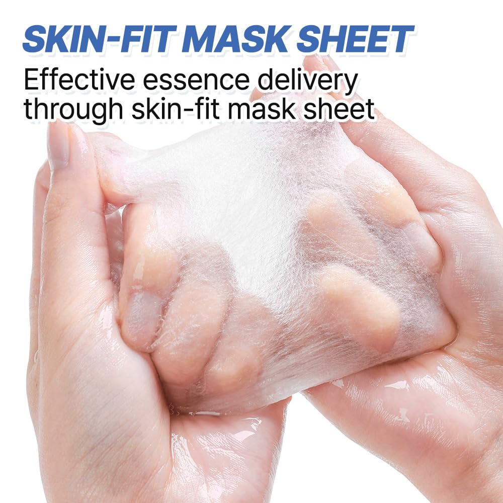 NEXTBEAU Solution Sheet Mask Variety Pack, 10 Count (5 Types x 2 Sheets), 0.74 fl oz Each, Korean Facial Sheet Masks for Daily Skincare NEXTBEAU buy supplements canada
