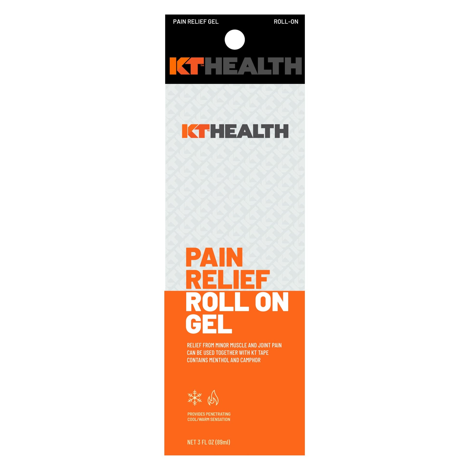 KT Tape Health, Pain Relief Gel, Time-Released Topical Relief from Back Pain, Sciatica and Arthritis, 3.0 oz Roll-On KT Tape buy supplements canada