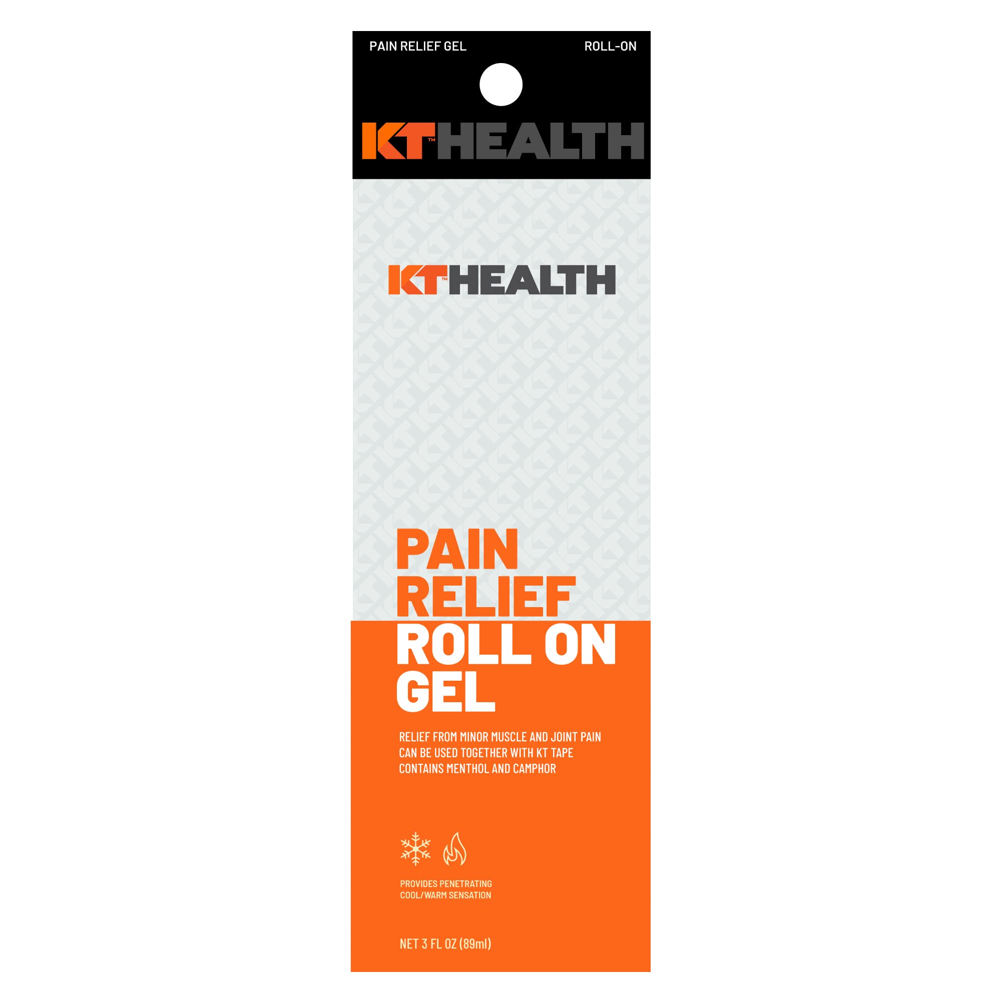 KT Tape Health, Pain Relief Gel, Time-Released Topical Relief from Back Pain, Sciatica and Arthritis, 3.0 oz Roll-On KT Tape buy supplements canada