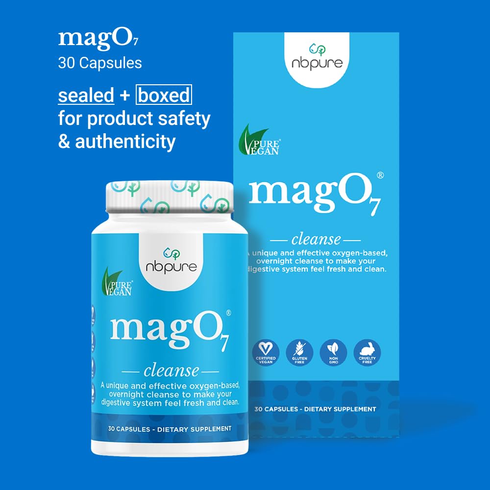nbpure Mag O7 Oxygen Digestive System and Colon Cleanse and Detox Capsules nbpure buy supplements canada