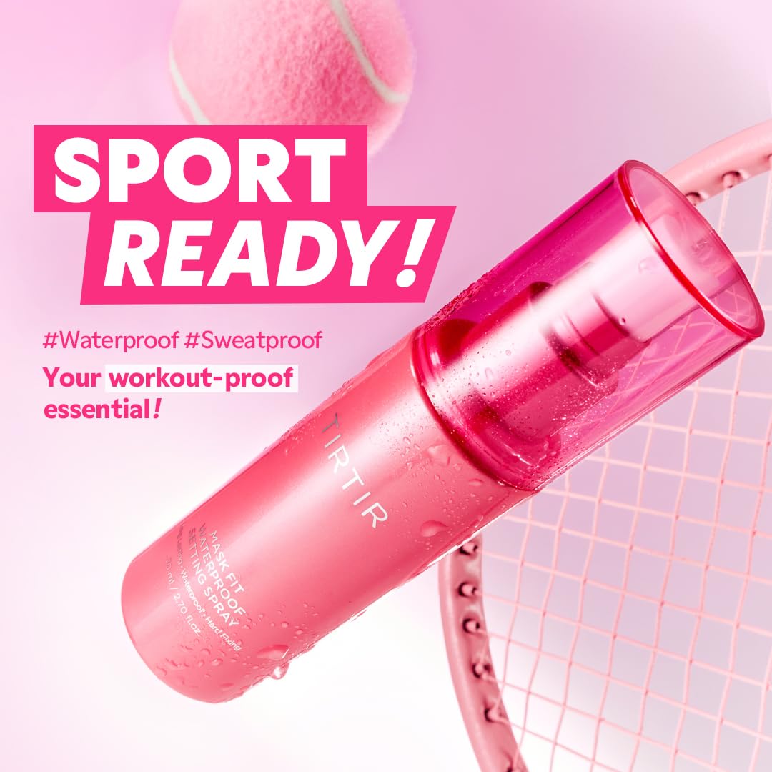 TIRTIR Waterproof Setting Spray – 24 Hour Long Lasting Fix, Sweatproof Water Resistant Makeup Finisher – Ethanol Free, Semi Matte Finish for Oily Skin – Korean Makeup Fixer TIRTIR buy supplements canada