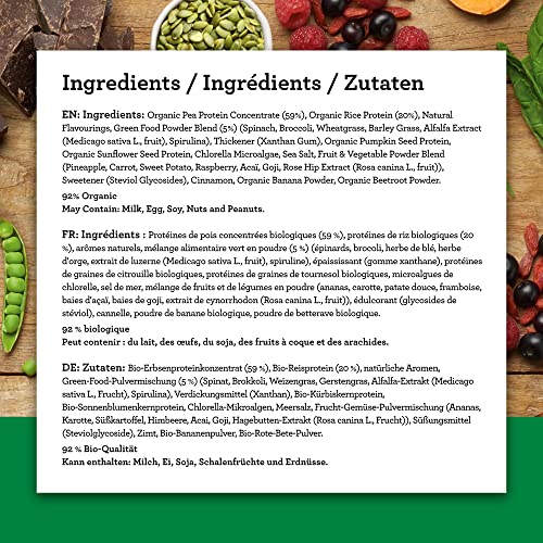 Amazing Grass Protein Superfood, Organic Vegan Protein Powder with Fruit and Vegetables Amazing Grass buy supplements canada