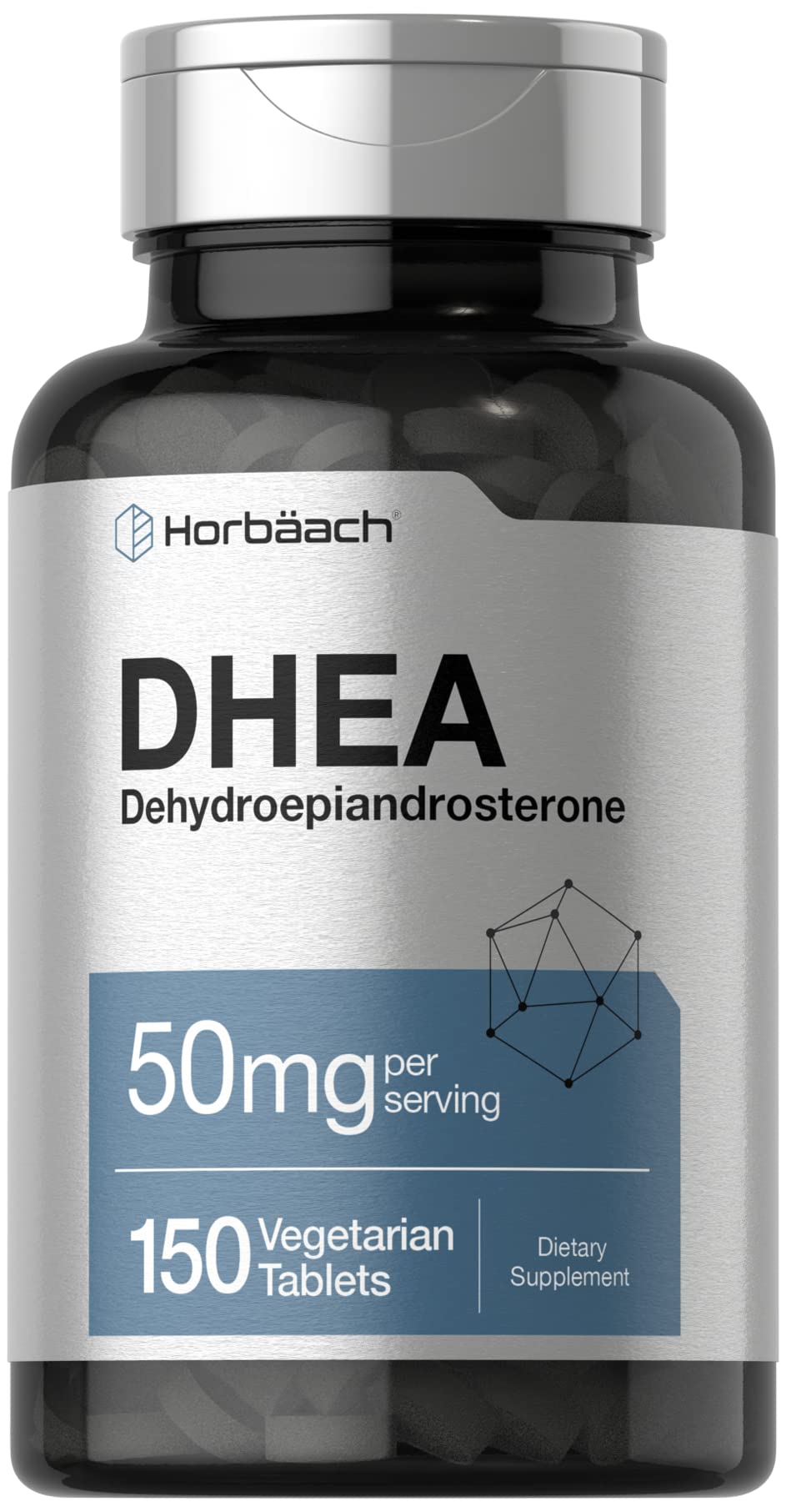 DHEA 50mg 150 Tablets | Non-GMO, Gluten Free Supplement | by Horbaach Horbäach buy supplements canada