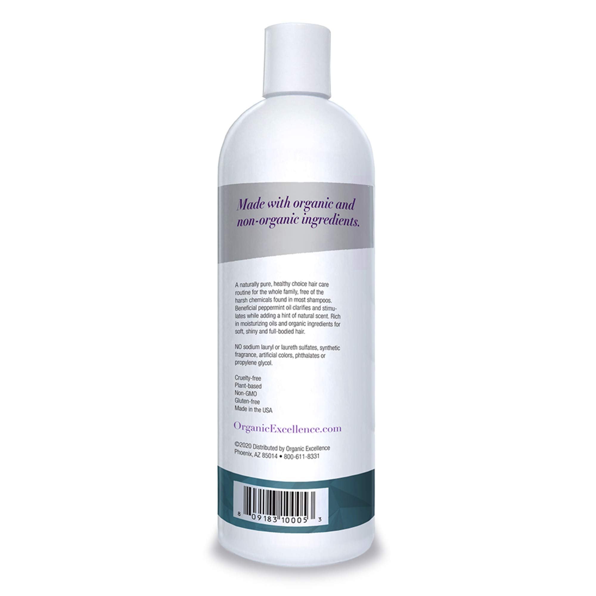 Organic Excellence Wild Mint Shampoo - 16 oz Organic Excellence buy supplements canada