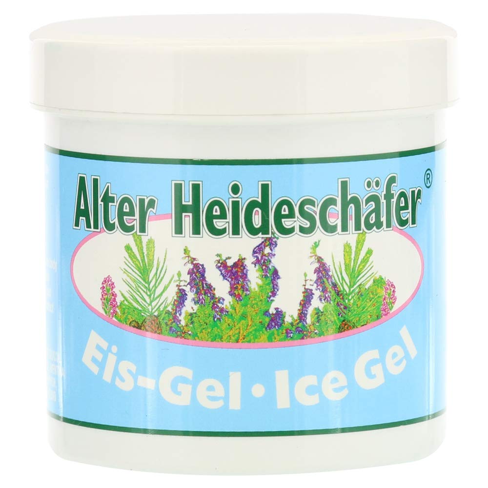 Ice-Gel with Peppermint, Campher & Menthol for Headaches, Stiff Neck, Joints, Muscles - Cooling & Soothing- Large 250ml Tub by Krauterhof Betz buy supplements canada
