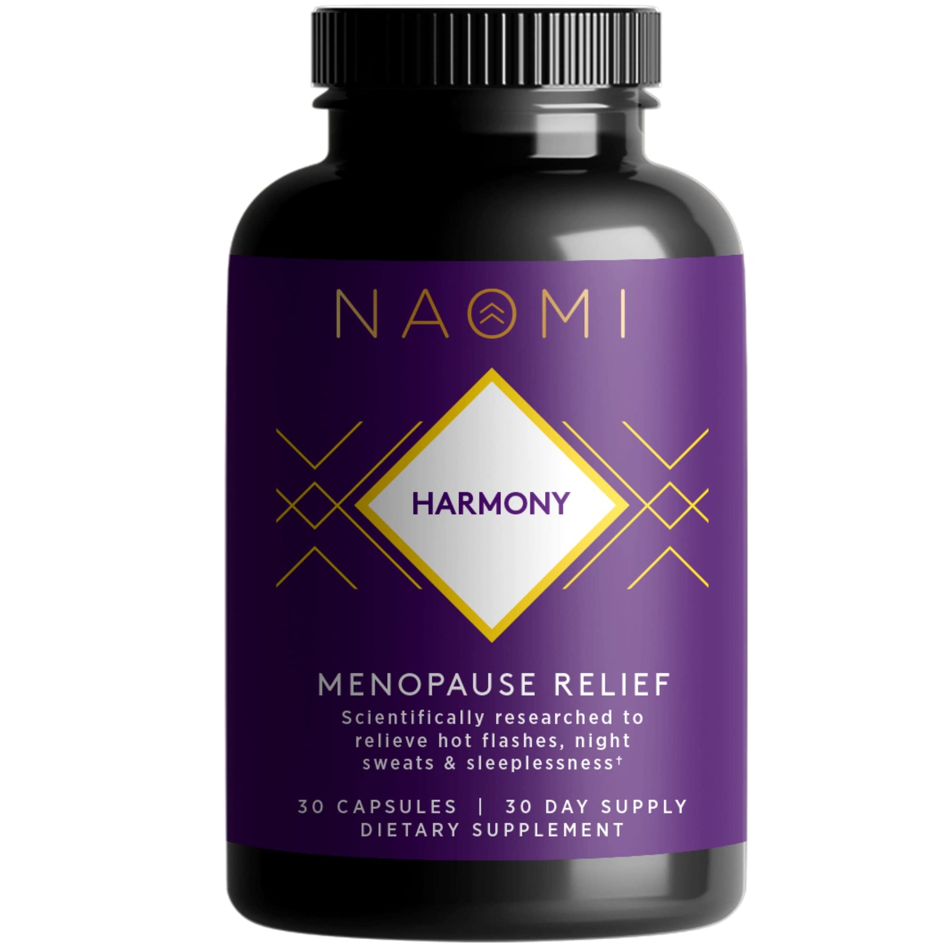 NAOMI Harmony Menopause Relief Supplement – Hormone Balance Support for Hot Flashes – 30 Veggie Capsules NAOMI buy supplements canada