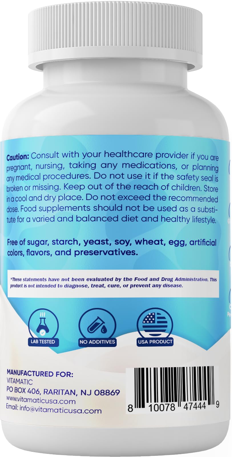 Vitamatic Bovine Colostrum Supplement 1000 mg per Serving - 50% Highest IgG - Supplement for Gut Health, Hair Growth, Beauty, Muscle Recovery, & Immune Support - 120 Capsules - 2 Pack Vitamatic buy supplements canada