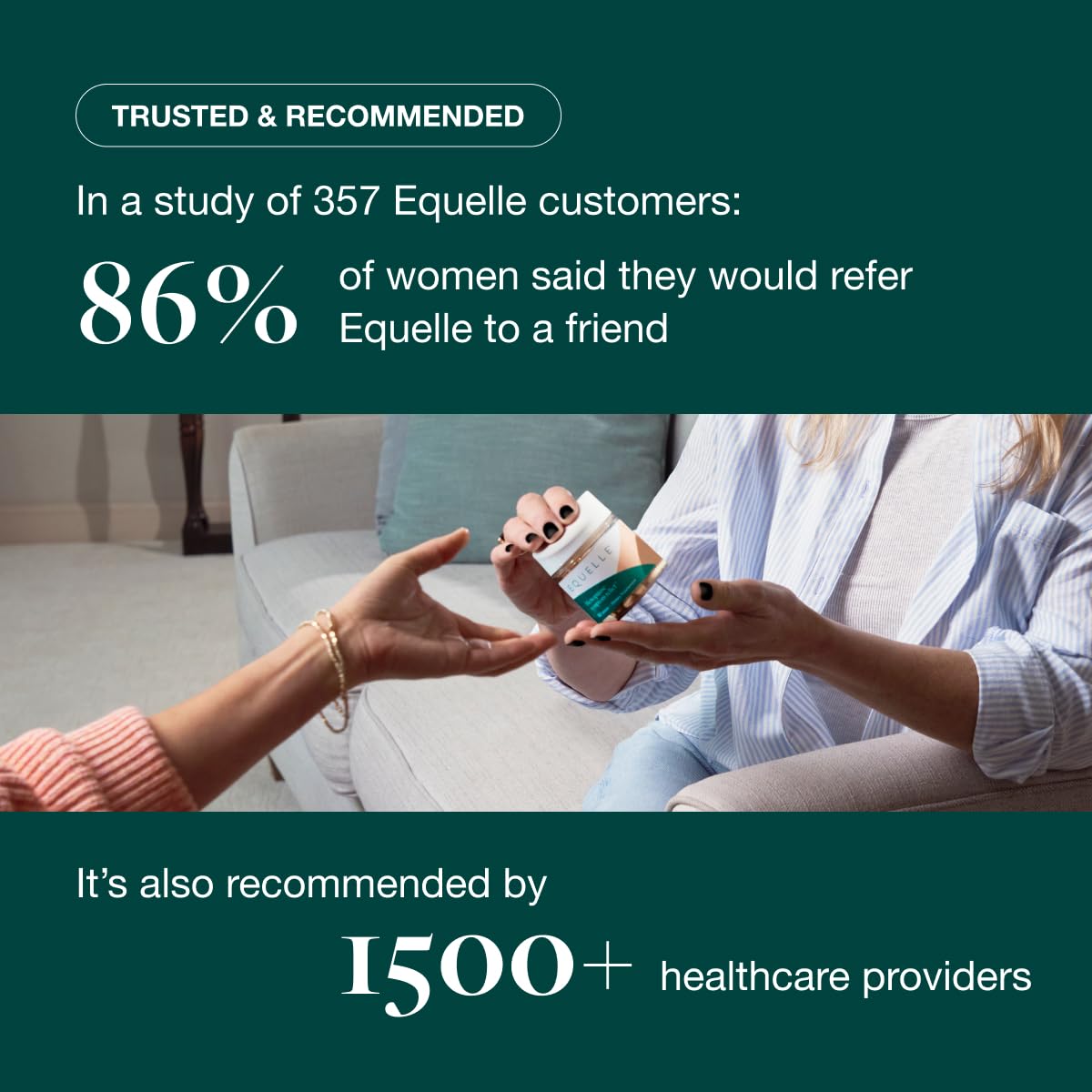 EQUELLE Multi-Symptom Perimenopause & Menopause Relief Relief from Hot Flashes, Muscle Aches & Supports More Sleep. Hormone-Free, Plant-Based S-Equol – 1 Month Supply (60 Tablets) EQUELLE buy supplements canada