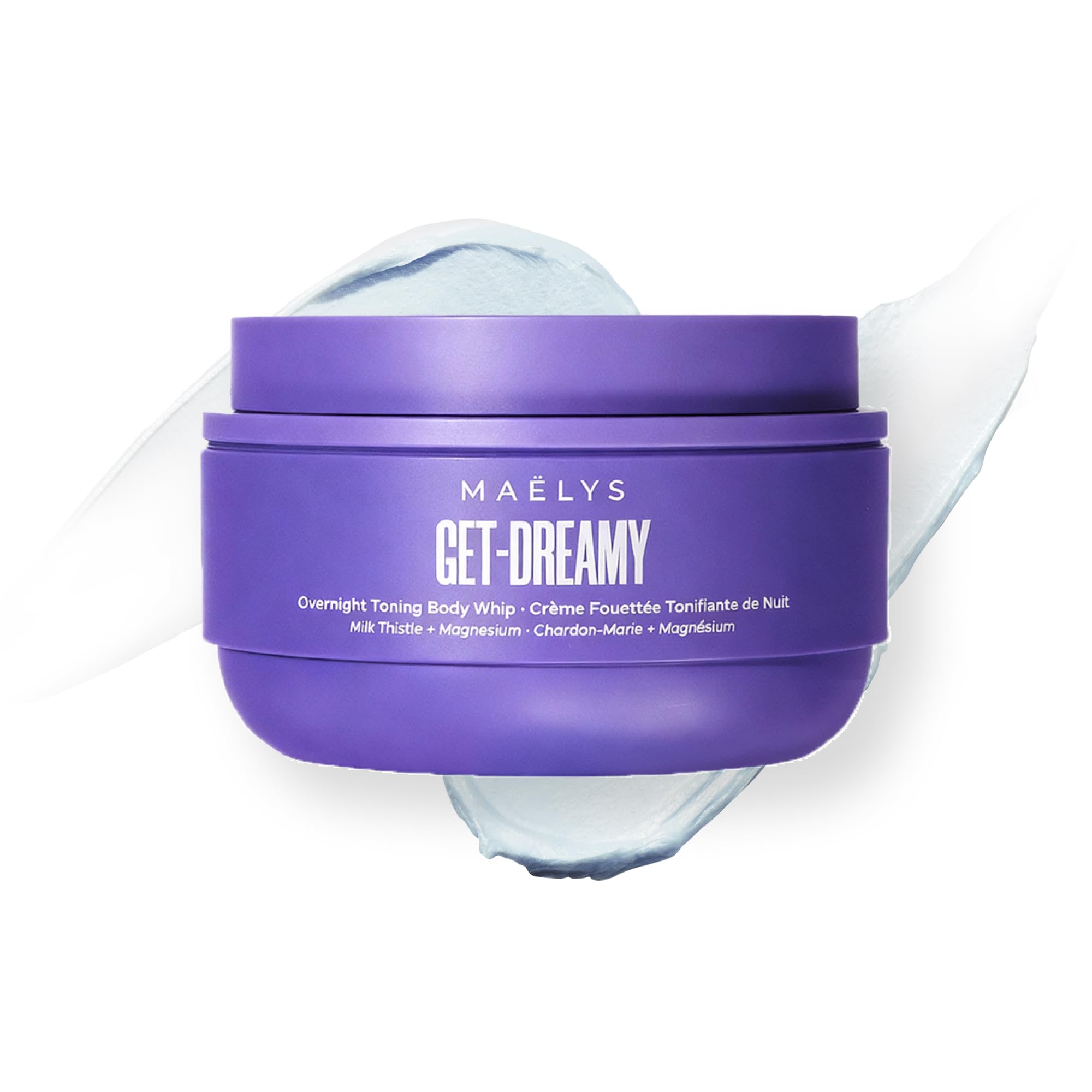MAËLYS GET-DREAMY Overnight Toning Whip - Cellulite Cream & Skin Tightening Support with Milk Thistle + Uva-Ursi