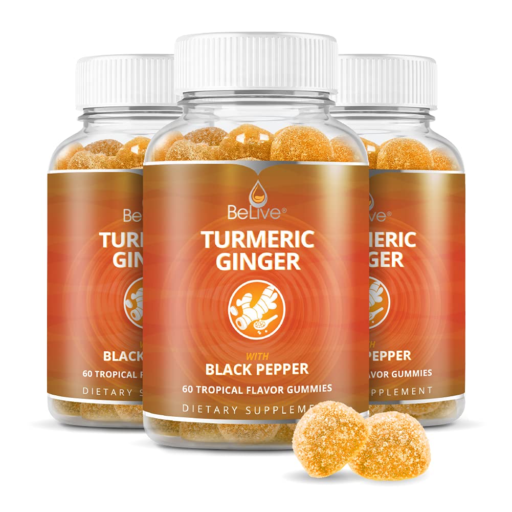 BeLive Turmeric Curcumin with Black Pepper & Ginger - Turmeric and Ginger Supplement BeLive buy supplements canada