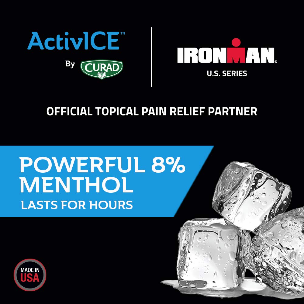 Curad IRONMAN ActivICE Cooling Spray, Topical Pain Relief for Arthritis, Joint, Muscle, Back & Body Aches & Pain, 4 oz (1 count) Curad buy supplements canada