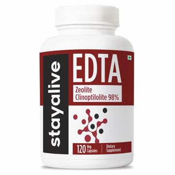 STAY ALIVE EDTA Capsules 1500mg with Zeolite 98% and Kale Extract Powder, 120 Pills, Non-GMO & Gluten Free Calcium Disodium EDTA Supplement STAY ALIVE buy supplements canada