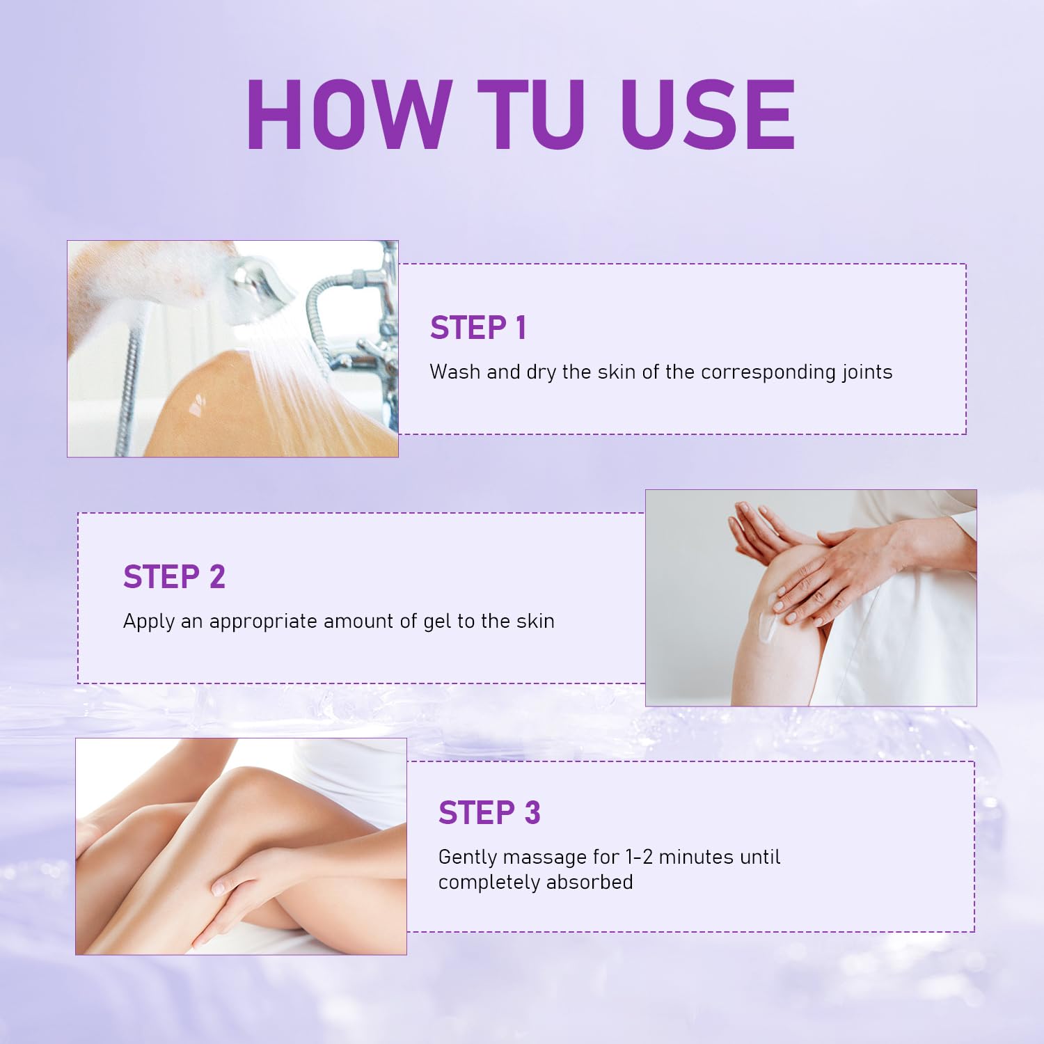 2PCS Soothing Relief Massage Gel, Joint Gel Purple Gel Cooling Activities Throughout The Body, Soothing Knees, Lumbar, Neck, Back, Shoulders, Hands, and Feet iaredon buy supplements canada