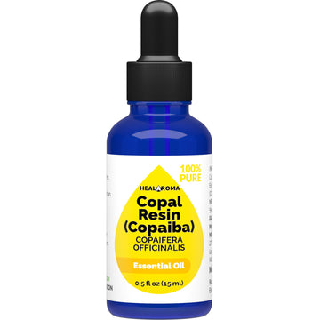 Copaiba - Copal Resin Essential Oil 15 ml - 0.5 oz - Pure & Natural - with Pipette Dropper MONOHERB buy supplements canada