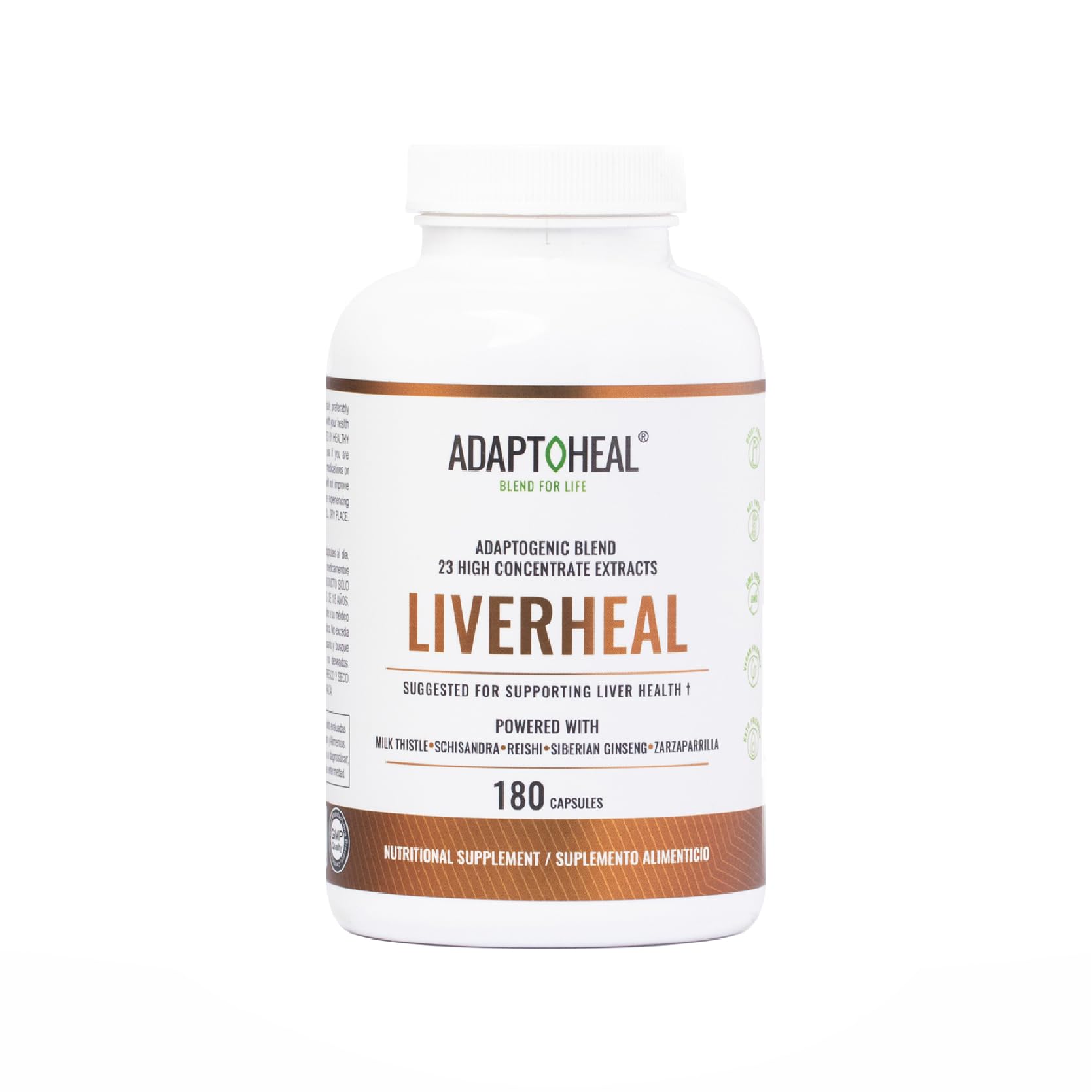 ADAPTOHEAL Milk Thistle, Turmeric and Astragalus Complex – Liverheal Herbal Liver Cleanse and Detox Formula with Artichoke and Schisandra Extracts – High-Potency Plant Blend (180 Capsules) ADAPTOHEAL buy supplements canada