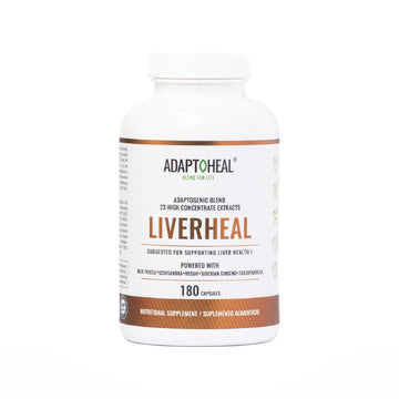 ADAPTOHEAL Milk Thistle, Turmeric and Astragalus Complex – Liverheal Herbal Liver Cleanse and Detox Formula with Artichoke and Schisandra Extracts – High-Potency Plant Blend (180 Capsules) ADAPTOHEAL buy supplements canada
