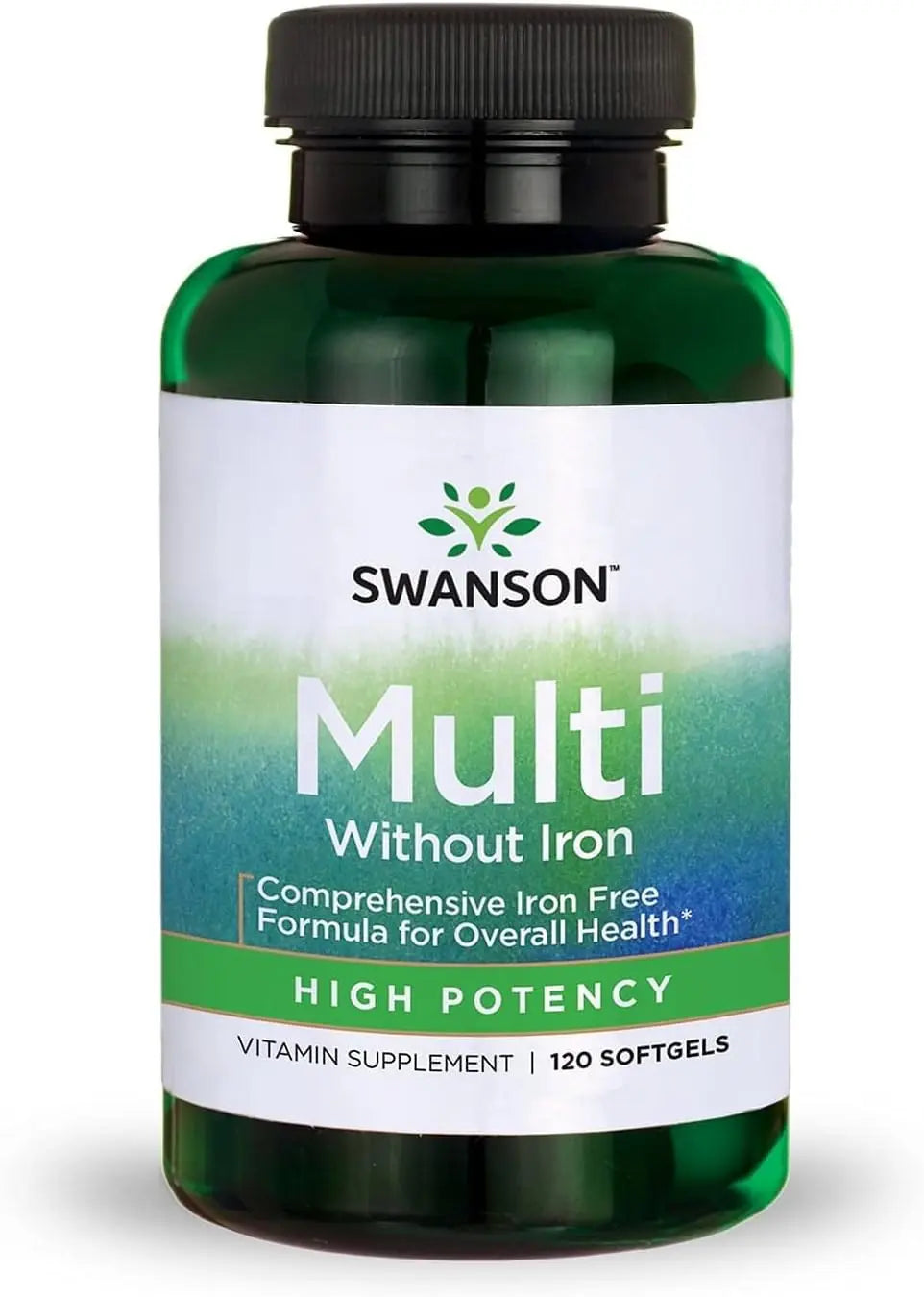 Swanson Multi Without Iron Multivitamin Health Supplement Iron-Free Formula 120 Softgels Sgels Swanson buy supplements canada