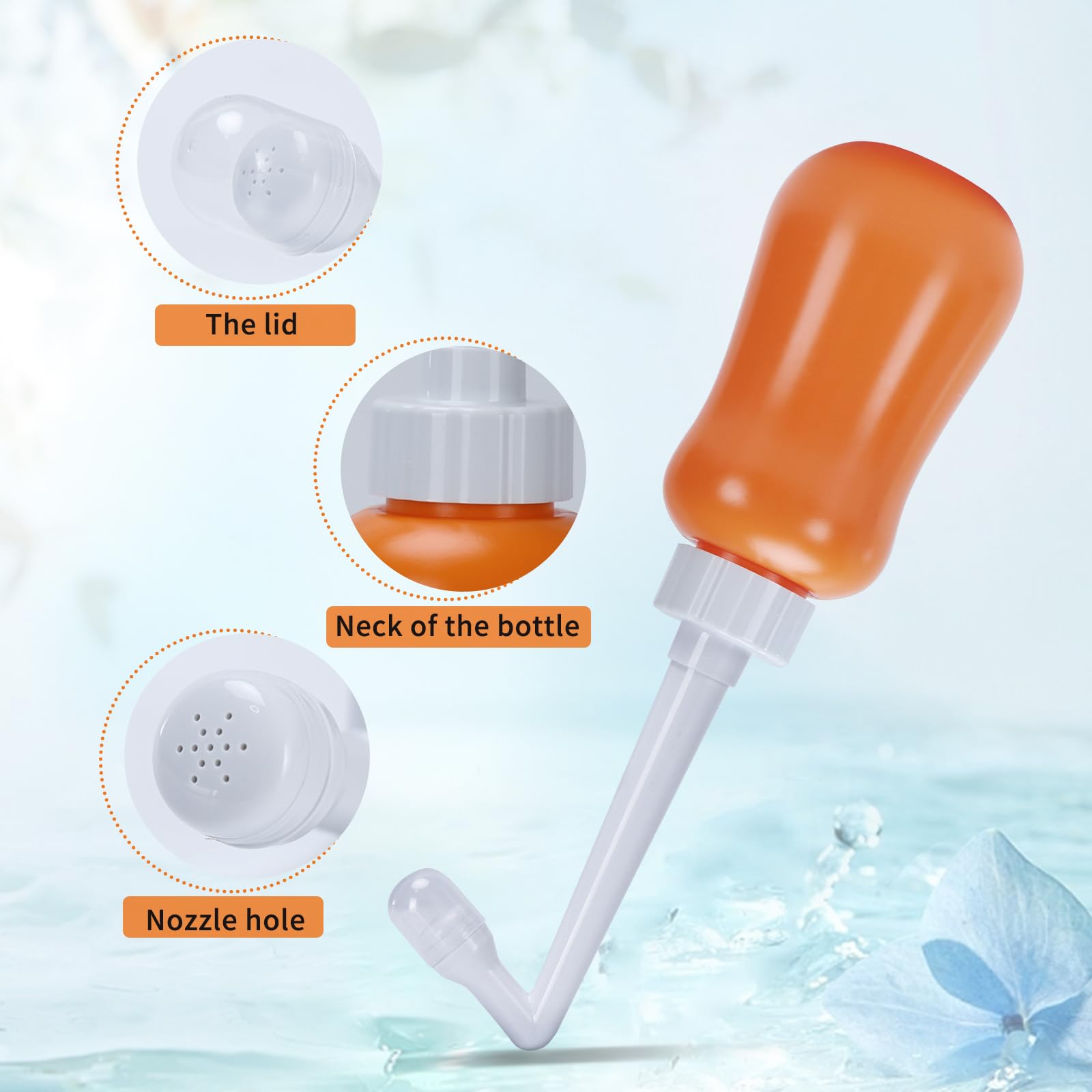 Peri Bottle for Postpartum Care, for Postpartum Essentials, Feminine Care Orange FOOFOO buy supplements canada