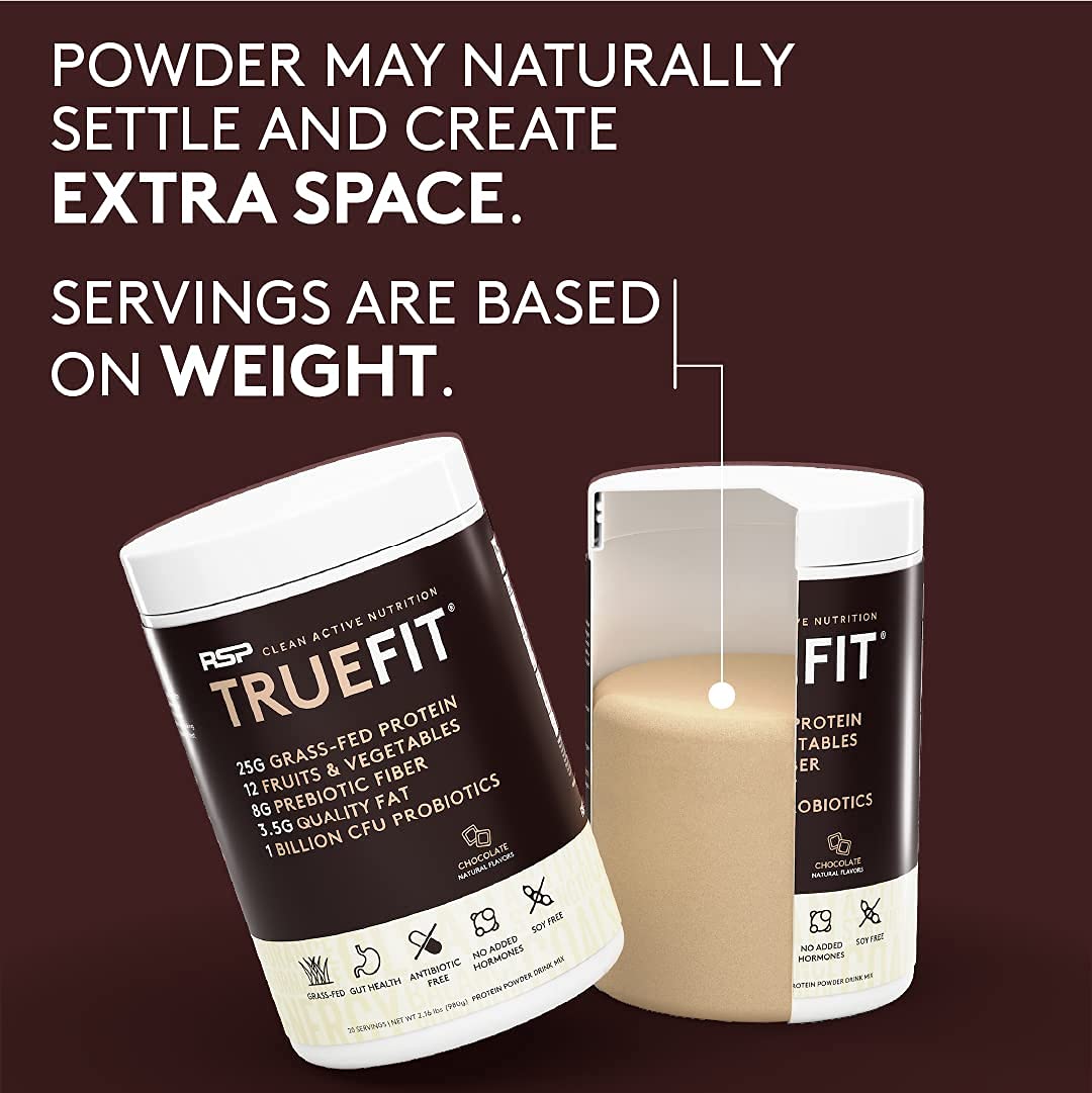 TrueFit Meal Replacement Shake Protein Powder, Grass Fed Whey + Organic Fruits RSP NUTRITION buy supplements canada