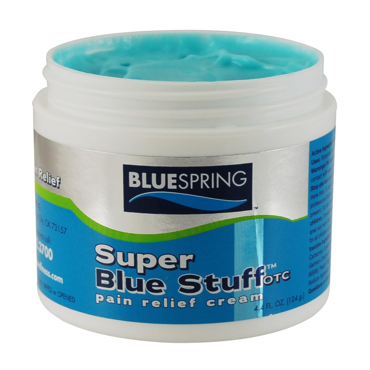 BLUESPRING Pain Relief Cream- Super Blue Stuff with Emu Oil, Arnica, Provides Maximum Arthritis Pain Relief- Anti Inflammatory Cream Goes Deep into the Skin- Great Muscle Rub and Relaxer Cream - 4 oz Emu Therapy buy supplements canada