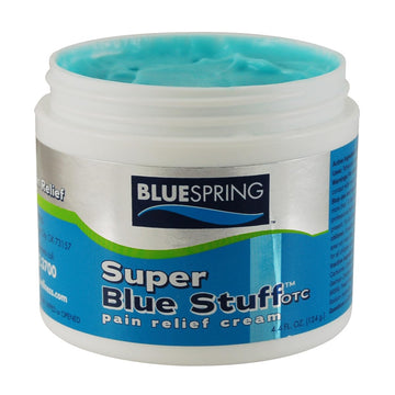 BLUESPRING Pain Relief Cream- Super Blue Stuff with Emu Oil, Arnica, Provides Maximum Arthritis Pain Relief- Anti Inflammatory Cream Goes Deep into the Skin- Great Muscle Rub and Relaxer Cream - 4 oz Emu Therapy buy supplements canada