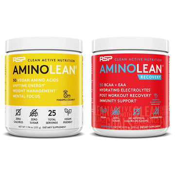 RSP NUTRITION Vegan AminoLean Pre Workout Energy (Pineapple Coconut 25 Servings) RSP NUTRITION buy supplements canada