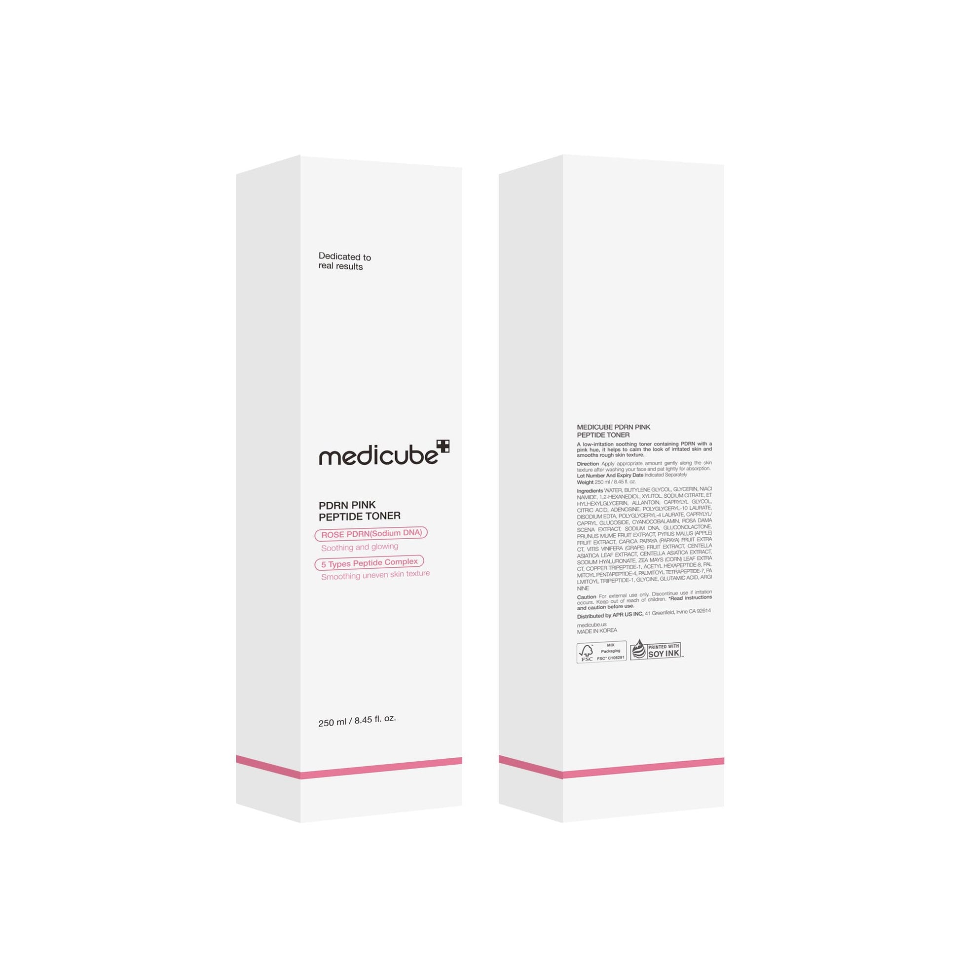 medicube PDRN Toner Rose PDRN Peptide Toner | Lightweight & Watery Type for Skin Boosting, Soothing and Calming, Uneven Skin Tone | with Rose, Peptide, Niacinamide | Korean Skincare, 8.45 fl.oz medicube buy supplements canada