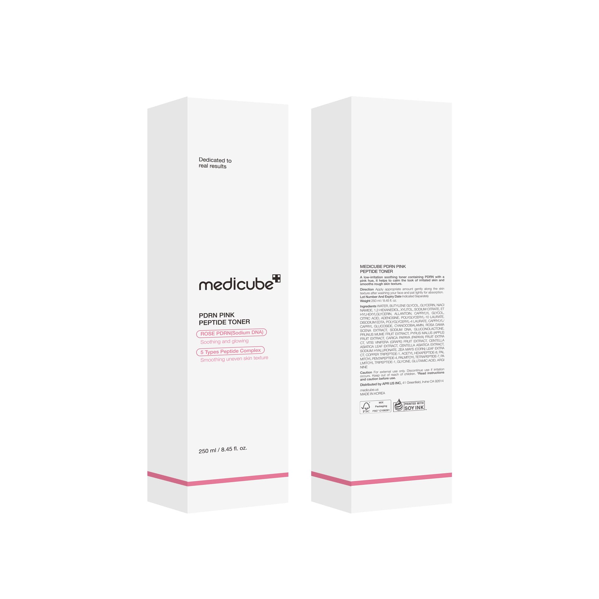 medicube PDRN Toner Rose PDRN Peptide Toner | Lightweight & Watery Type for Skin Boosting, Soothing and Calming, Uneven Skin Tone | with Rose, Peptide, Niacinamide | Korean Skincare, 8.45 fl.oz medicube buy supplements canada