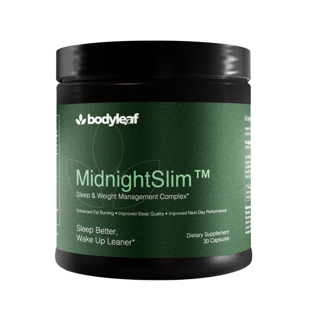 MidnightSlim™ | Advanced Nighttime Weight  | Maximum Strength Metabolism Support, Digestive Health, Peaceful Sleep | Premium Probiotic Complex | 30 Capsules Body Leaf buy supplements canada