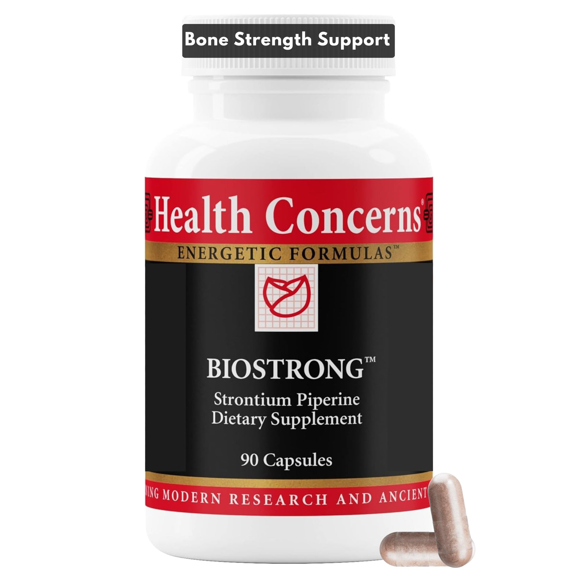 Health Concerns BioStrong – Bone Strength & Density Support Supplement – Strontium & BioPerine Black Pepper Extract for Joint Mobility – Chinese Herbal Blend for Men & Women – 90 Capsules Health Concerns buy supplements canada