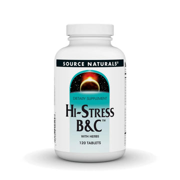 Source Naturals Hi-Stress B&C with Herbs - 120 Tablets Source Naturals buy supplements canada