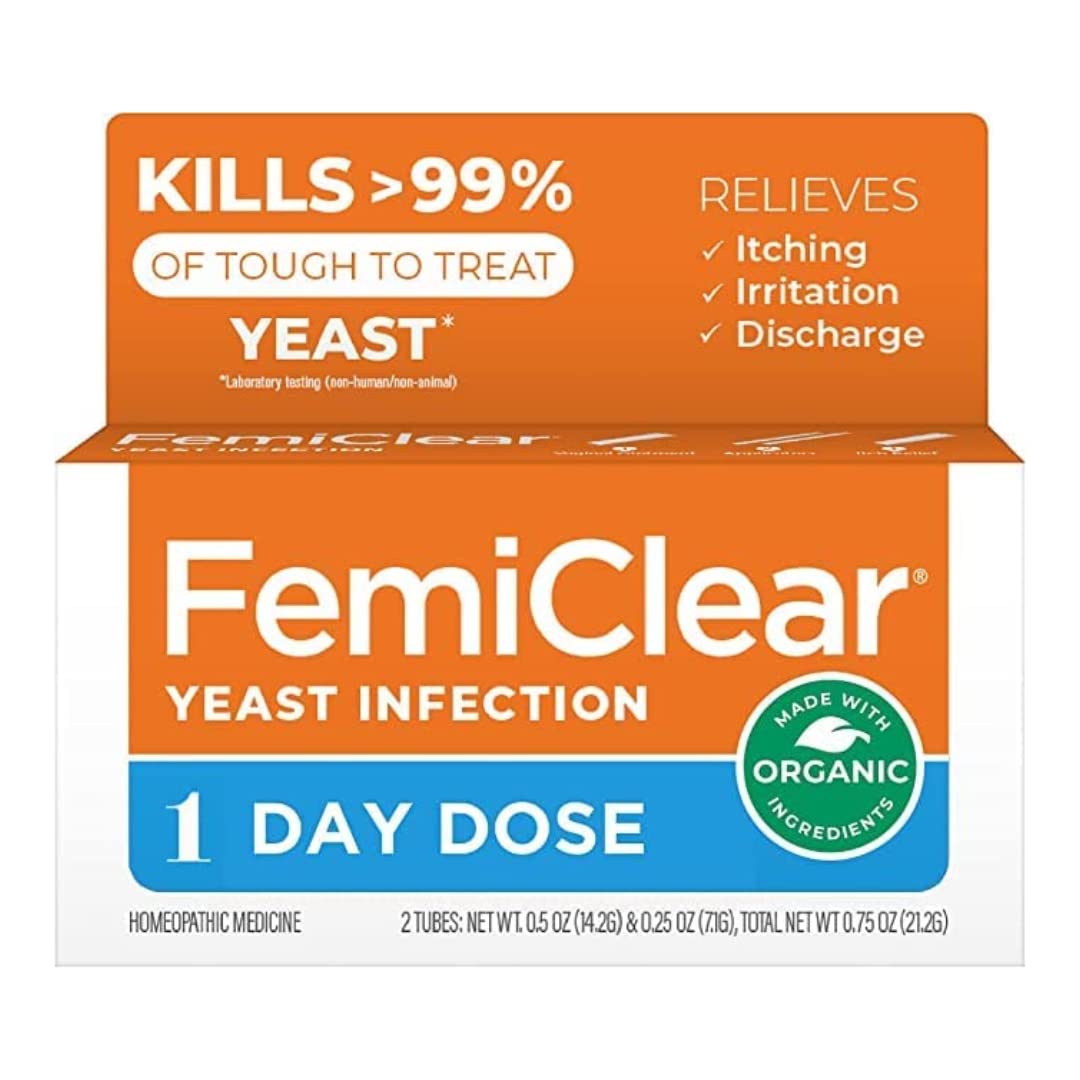 FemiClear 1-Day Dose Yeast Infection | Yeast Infection Relief | Homeopathic Solution FemiClear buy supplements canada