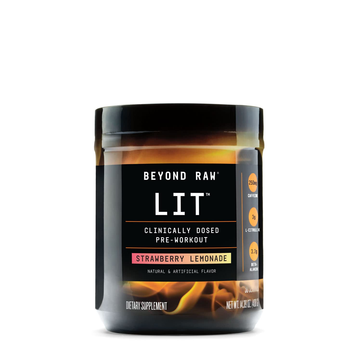 BEYOND RAW LIT | Clinically Dosed Pre-Workout Powder | Contains Caffeine, L-Citrulline BEYOND RAW buy supplements canada