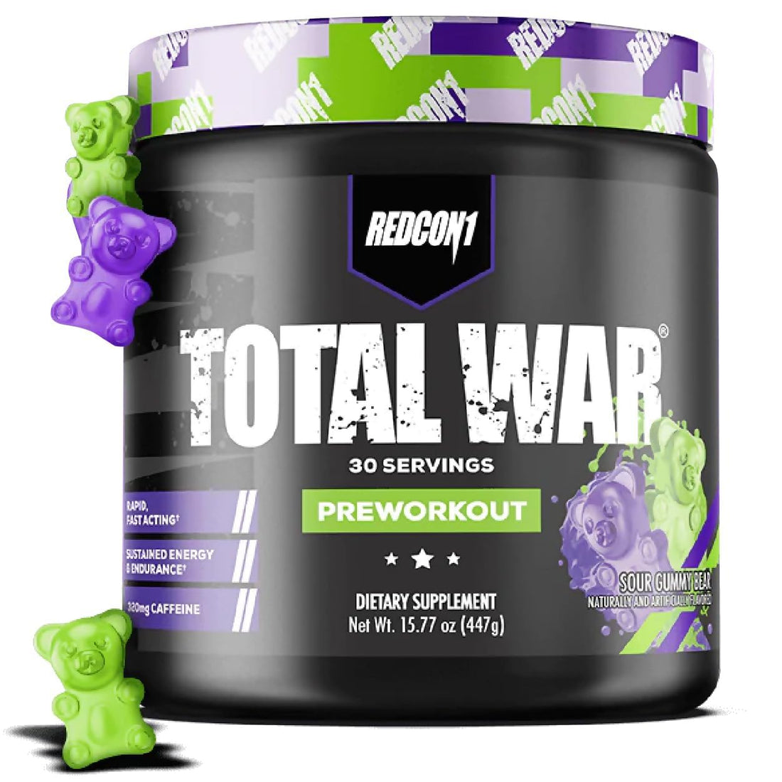 REDCON1 Total War Preworkout - Contains 320mg of Caffeine from Green Tea, Juniper REDCON1 buy supplements canada