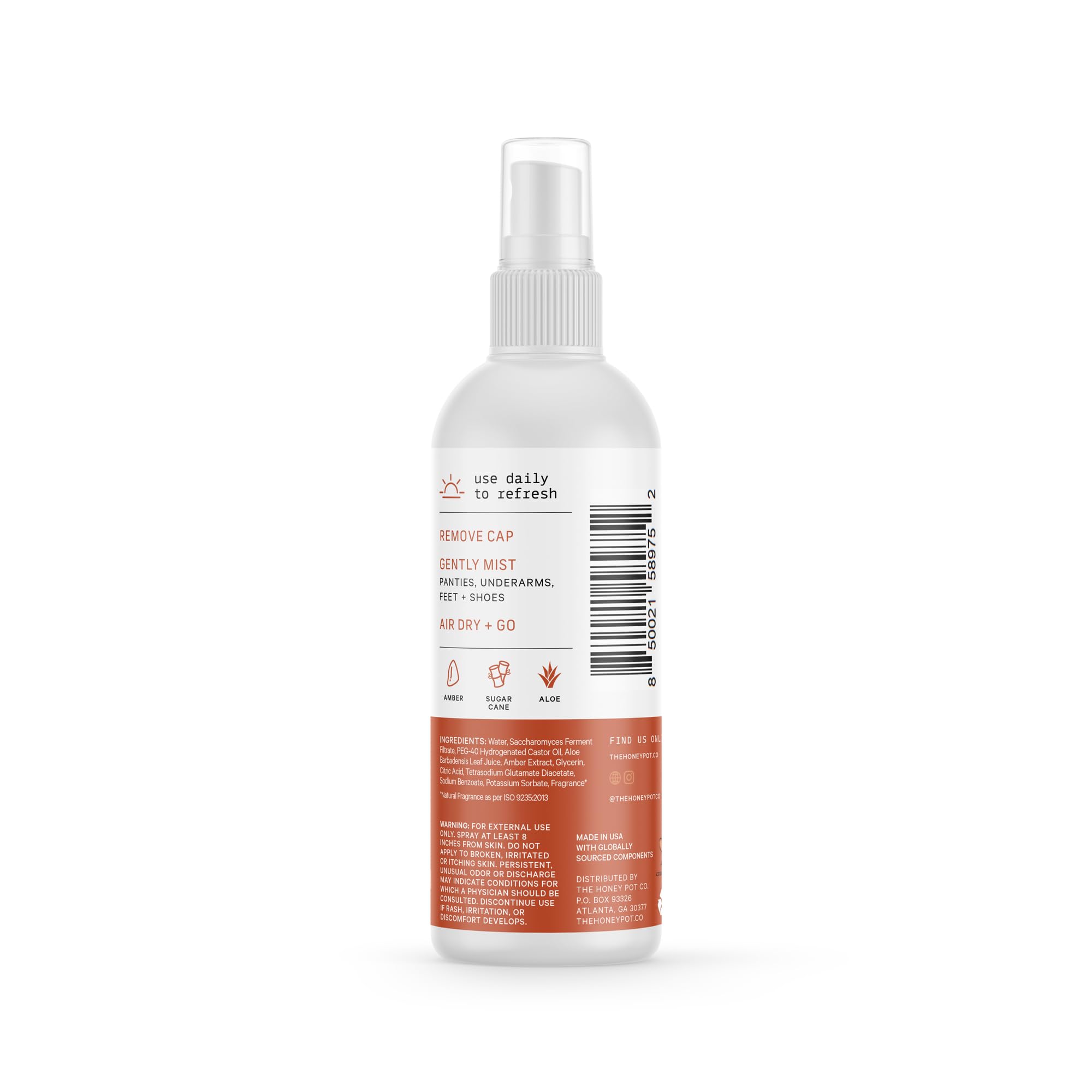 The Honey Pot Company - Refreshing and Restorative Panty and Body Plant-Derived Deodorant Spray The Honey Pot Company buy supplements canada