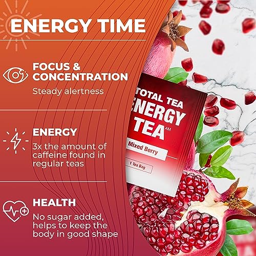 Total Tea Detox Tea & Energy Tea Set - 25 Day Detox Tea - Herbal SIim Tea Total Tea buy supplements canada