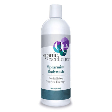 Organic Excellence Spearmint Body Wash For All Skin Types - Natural Soap Alternative - Sulphate and Paraben Free Organic Excellence buy supplements canada
