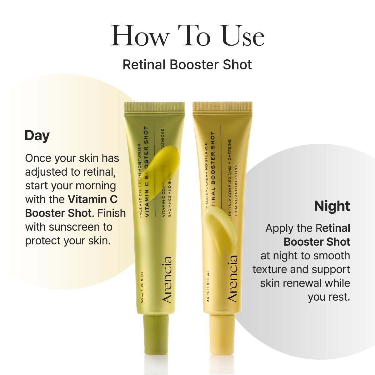 Arencia Vitamin C Booster Shot Serum with Glutathione, Niacinamide and Vitamin E for Dark Spot Care, Fine Lines & Wrinkles ARENCIA buy supplements canada