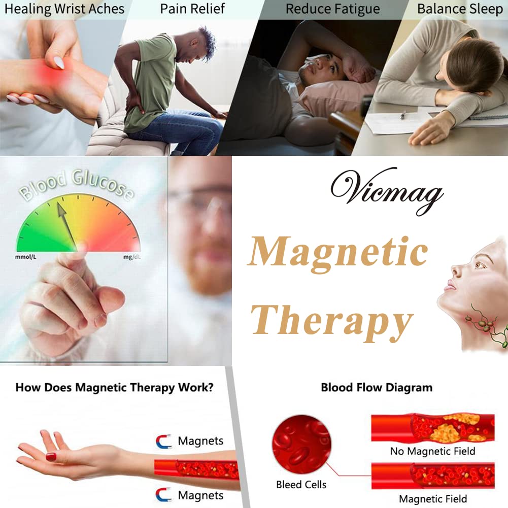 Vicmag Copper Magnetic Ring for Women Men 100% Solid Pure Copper Adjustable with Jewelry Gift Box Vicmag buy supplements canada