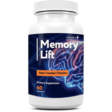 Nature’s NutriWave Memory Lift Capsules – Natural Daily Supplement with Vitamins A, C, D, E, B-Complex, Biotin & Choline – Made in USA, GMP-Certified, Non-GMO, Vegetarian – 60 Caps, 1 Month Supply Nature’s NutriWave buy supplements canada
