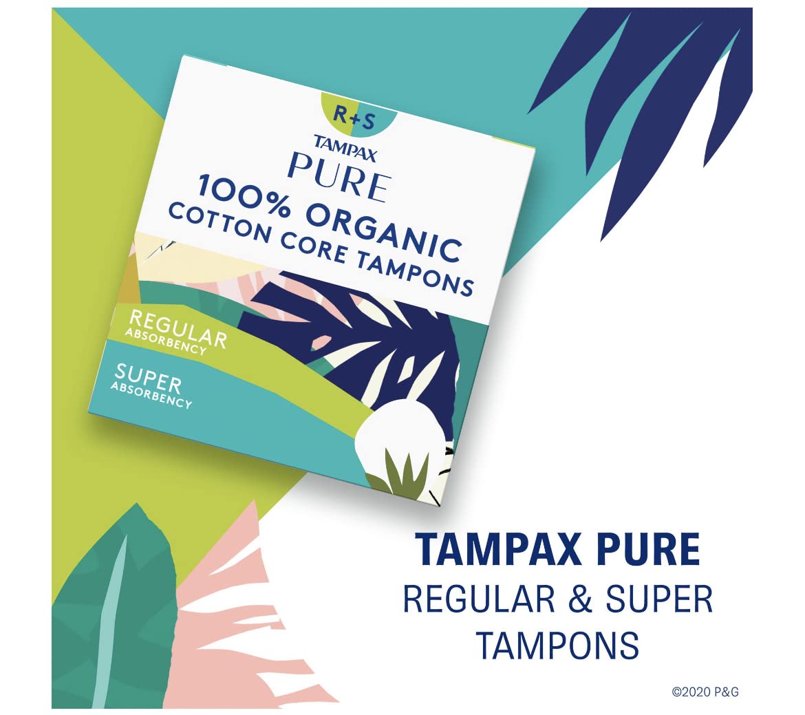 Tampax PURE COTTON 22-pack (11 Regular/11 Super) Tampax buy supplements canada