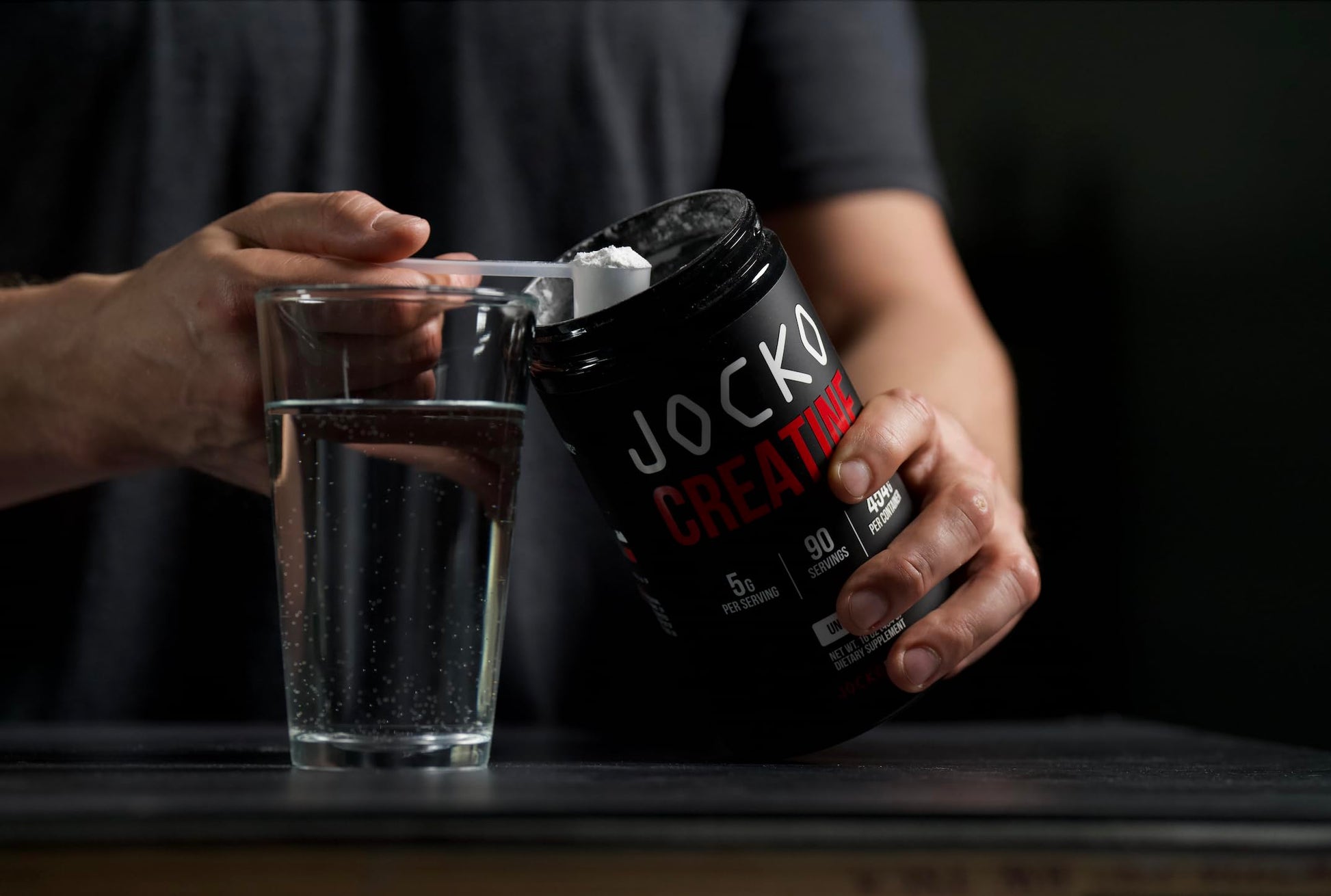 Jocko Fuel Creatine Monohydrate Powder - Creatine for Men & Women, Supplement for Athletic Performance & Muscle Health, 90 Servings 16 oz (Unflavored) (16 OZ JAR) Jocko Fuel buy supplements canada