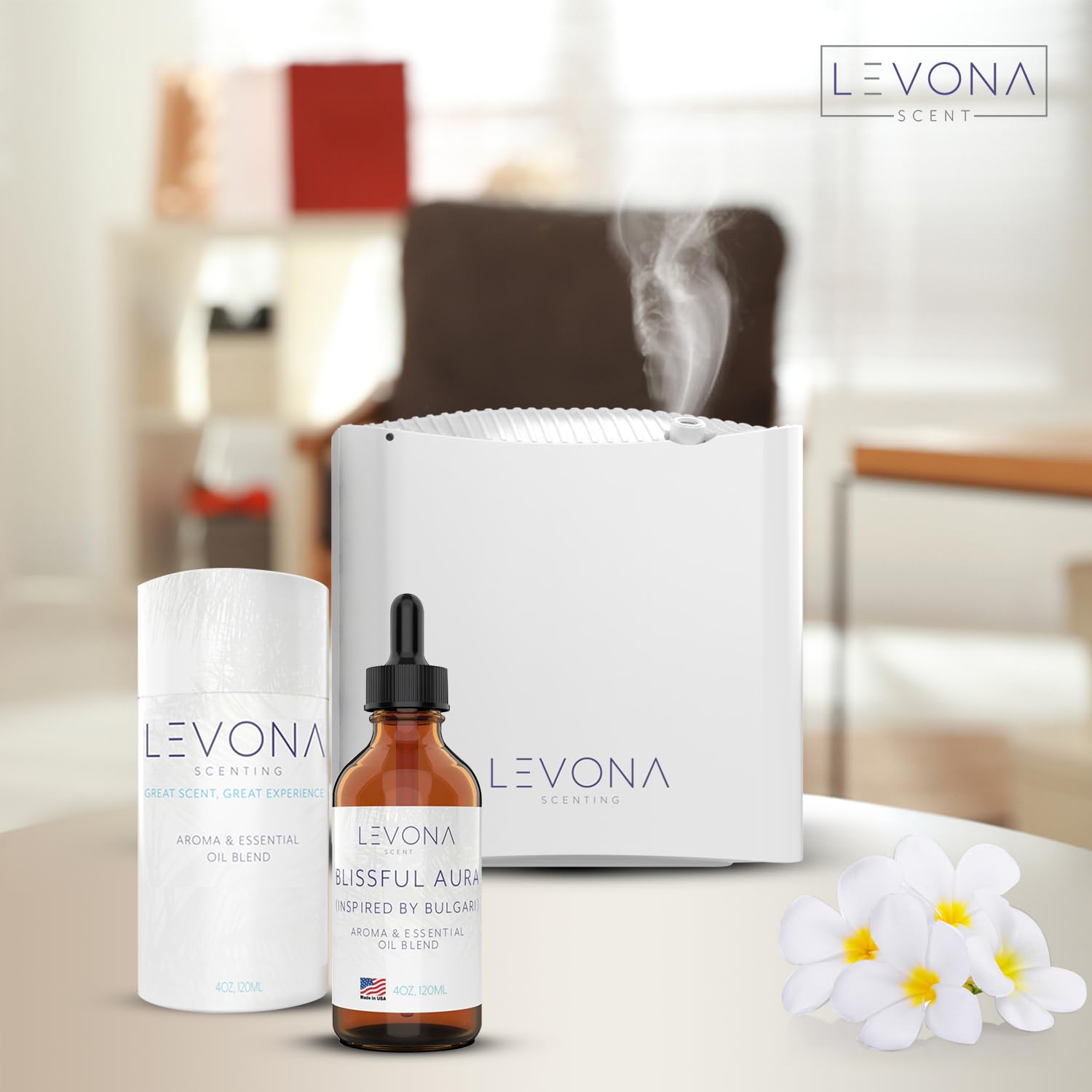 Levona Scent Essential Oils for Diffuser: Blissful Aura Inspired by Bulgari with Notes of Amber LEVONA SCENT buy supplements canada